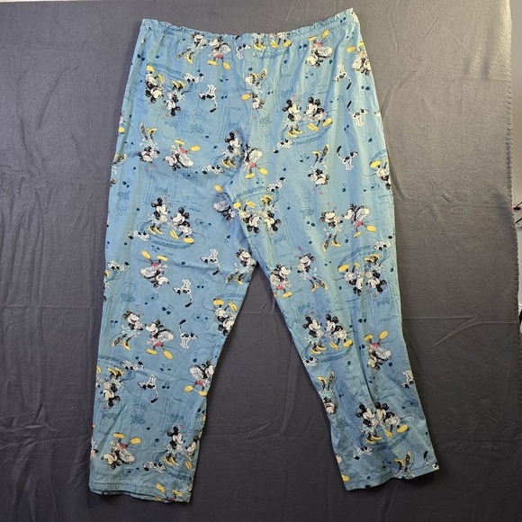 Women's Disney Mickey & Minnie Pajama Pants Sleepwear Multicolor Sz 16/18 - Picture 2 of 5